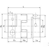  Elastomer Jaw Couplings GWE 5104 