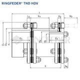  Steel Disc Coup­lings TND HDV 
