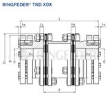  Steel Disc Couplings TND XDX 