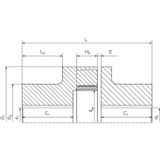  Elastomer Jaw Coup­lings TNS S-St 