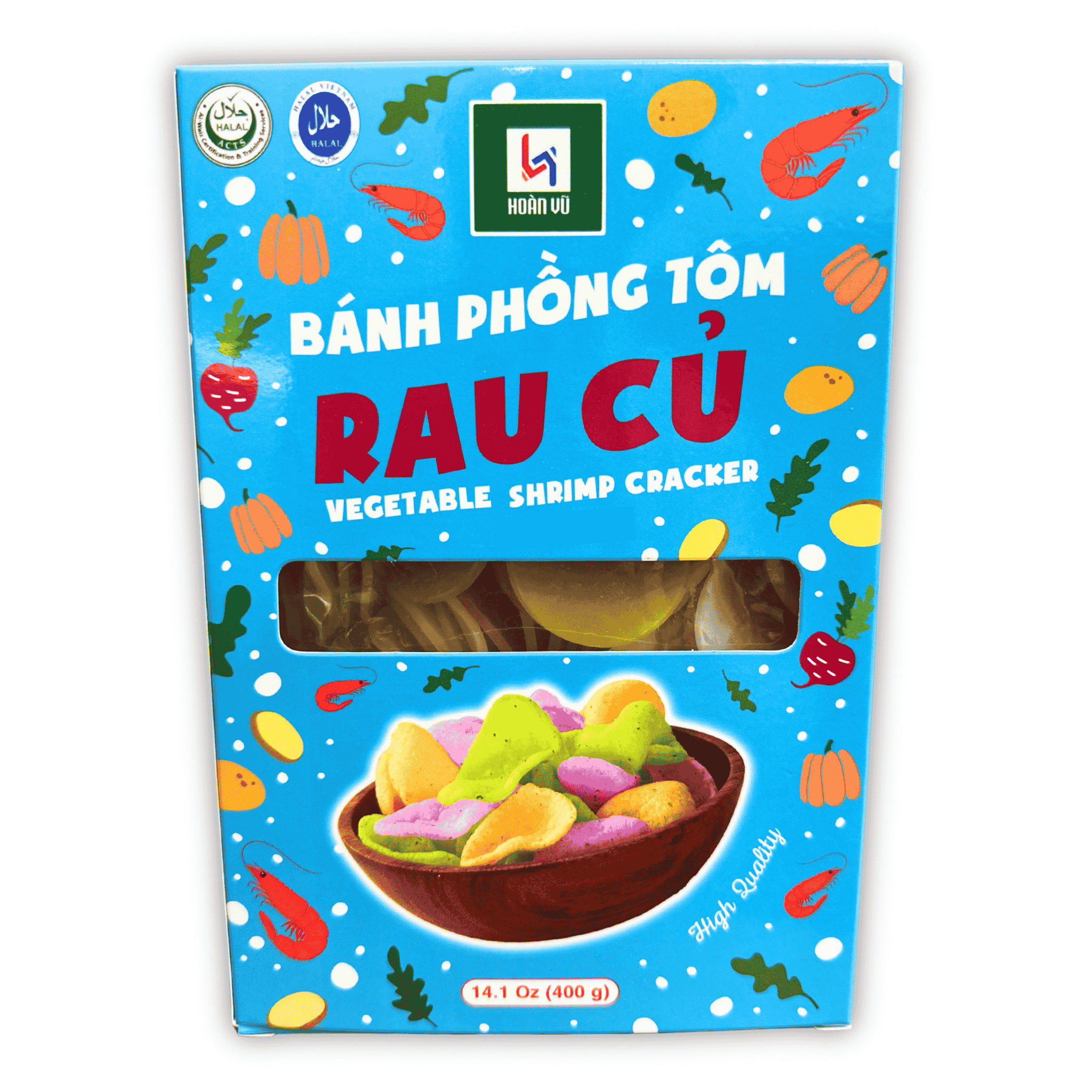  Bánh Phồng Tôm Rau Củ | Hộp 400g 