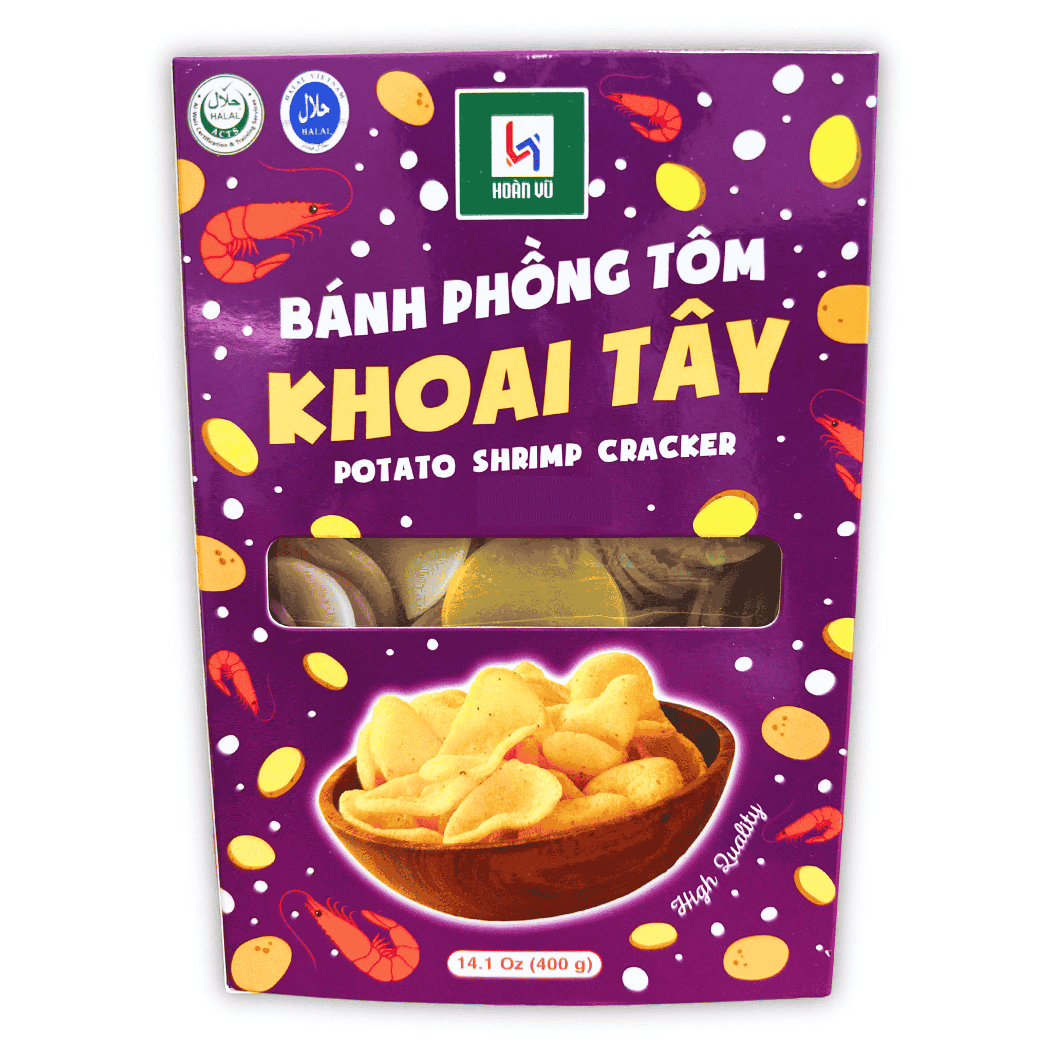  Bánh Phồng Tôm Khoai Tây | Hộp 400g 