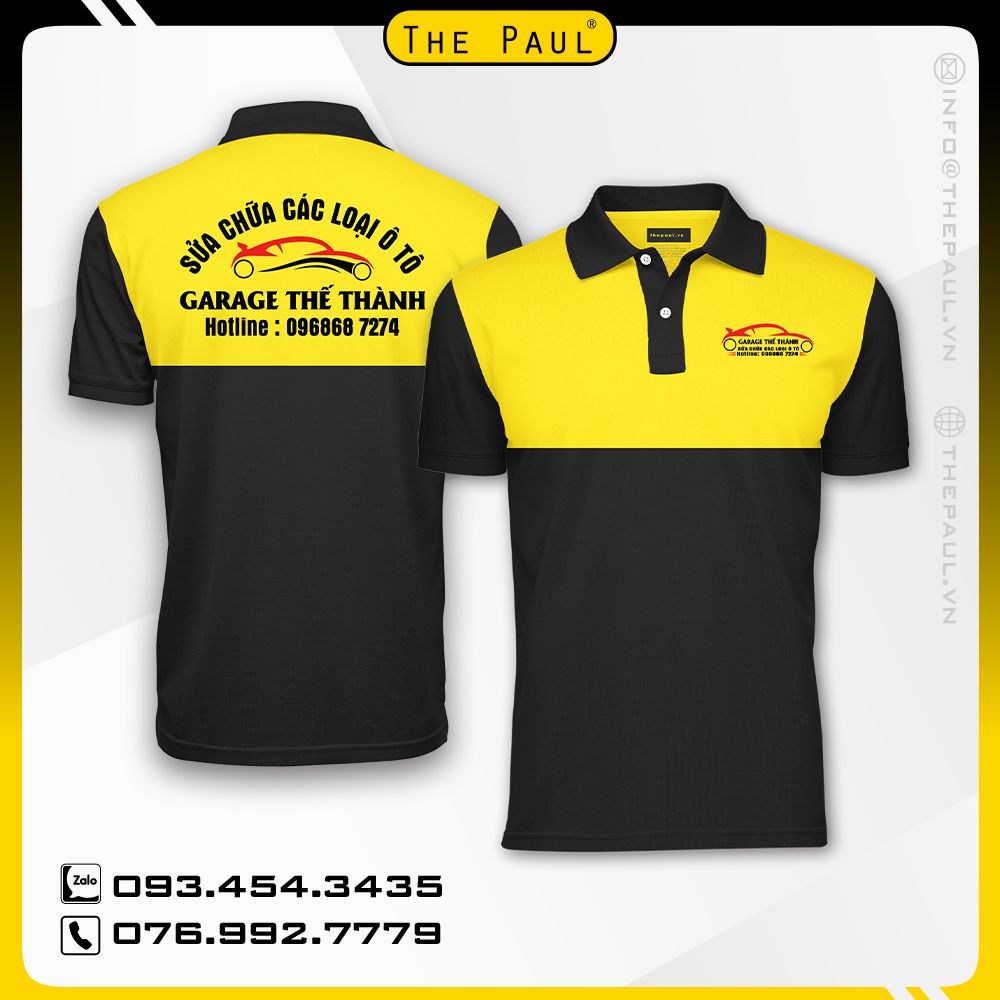  Áo thun cổ trụ Garage Thế Thành 