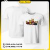 Áo thun cổ tròn chó lùn