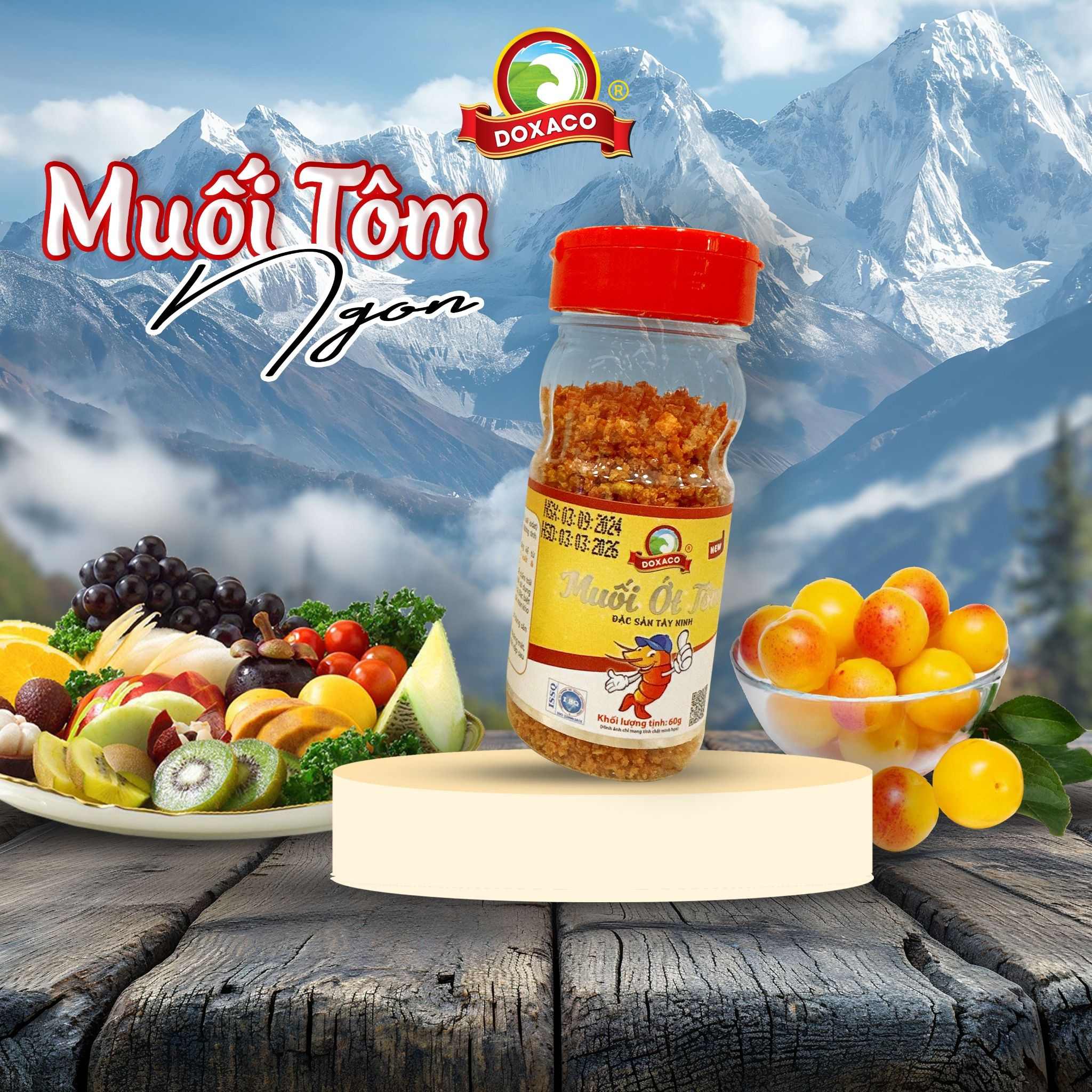  Muối ớt tôm Ngon 60gr 
