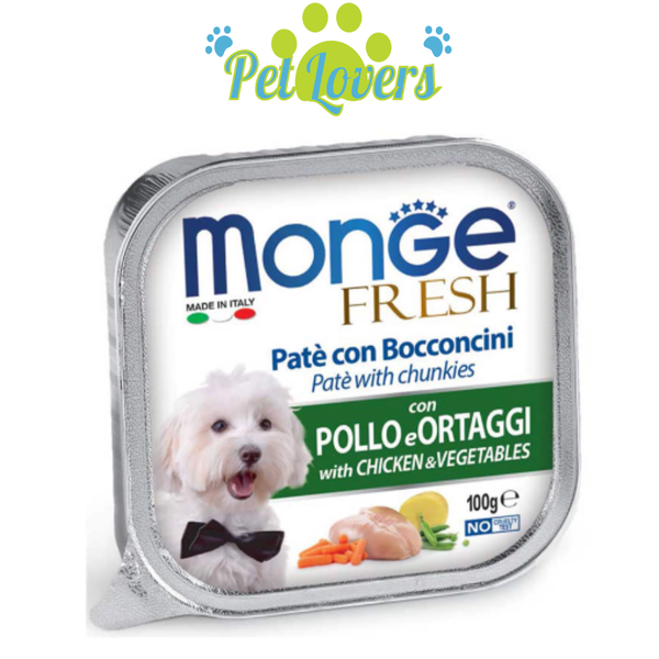 Pate Monge nhiều vị cho chó 100g