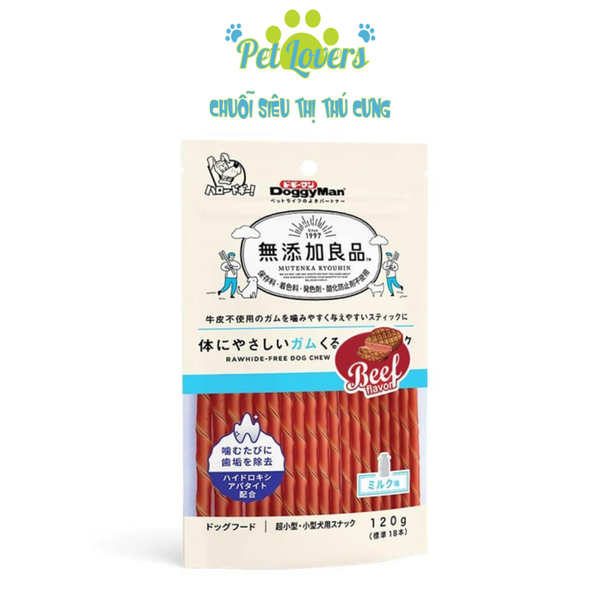 DoggyMan que gặm hương bò 120g