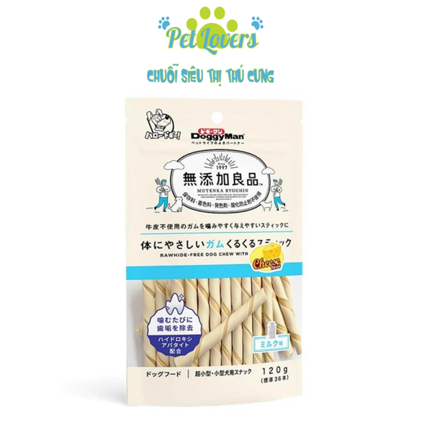 DoggyMan que gặm hương phô mai 120g