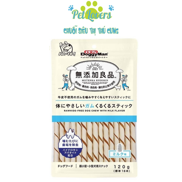DoggyMan que gặm hương sữa 120g