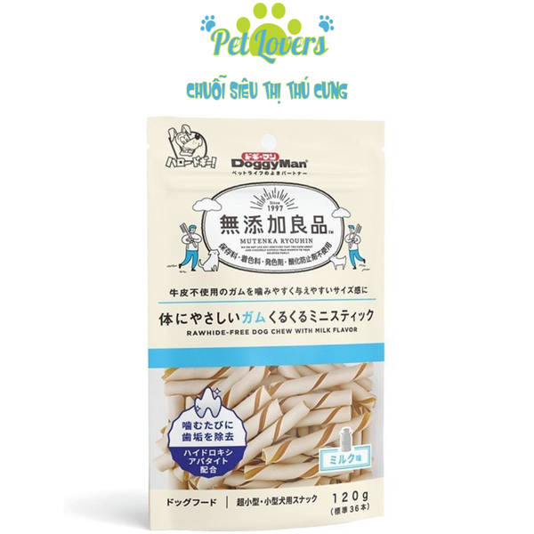 DoggyMan que gặm hương sữa 120g