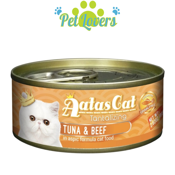 Pate AatasCat nhiều vị cho mèo 80g