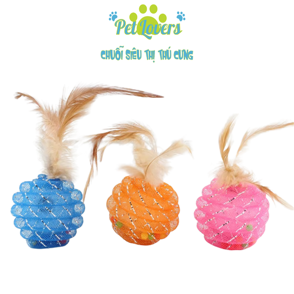 Banh lông vũ nhiều màu