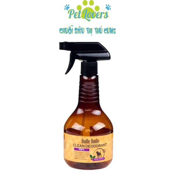 Budle budle xịt khử mùi dưỡng lông 530ml