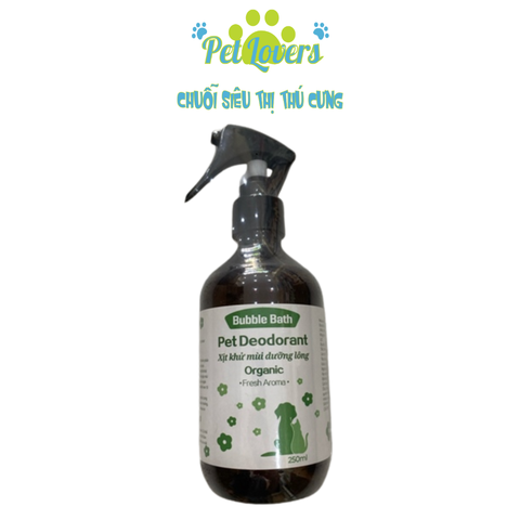 Bubble Bath Xịt khử mùi dưỡng lông 250ml