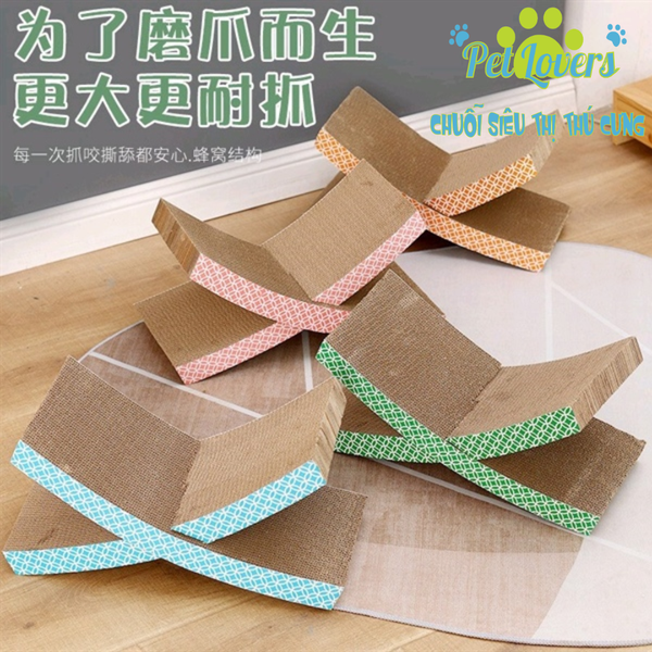 Bàn cào mèo hình chữ X