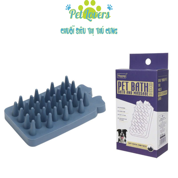 Bàn chải tắm sạch sâu hình chó mèo