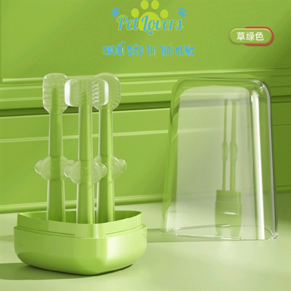 Set bàn chải đánh răng silicon