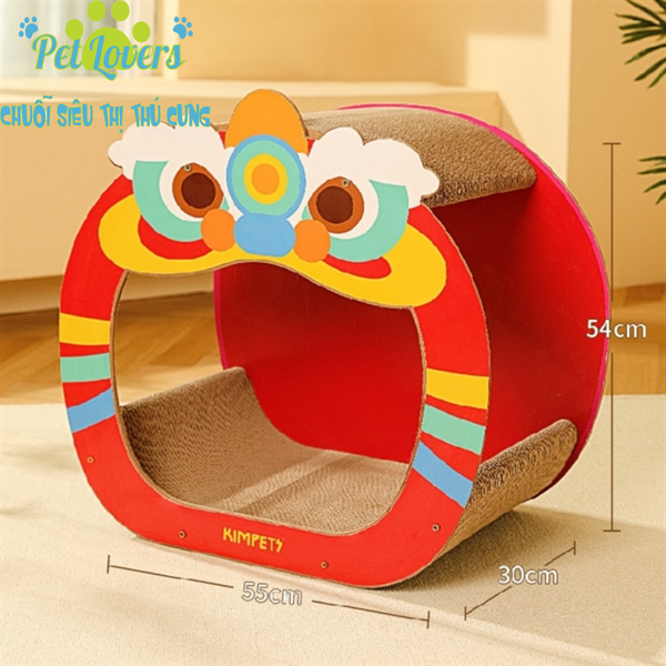 Bàn cào kiêm ổ nằm cartoon