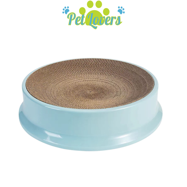 Bàn cào móng hình tròn có đế nhựa