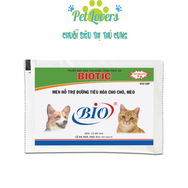 Pet Lovers - Men hỗ trợ tiêu hoá - 5g