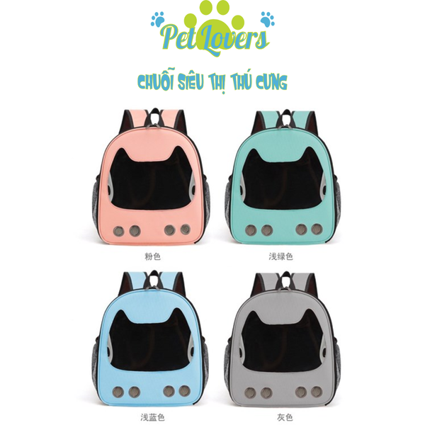 Ba lô mặt mèo 3 màu