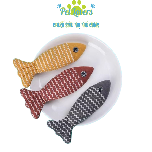 Đồ chơi gối ôm cá cho mèo