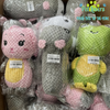 Đồ chơi gặm cho chó bằng bông hình thỏ ếch bò 2 mẫu