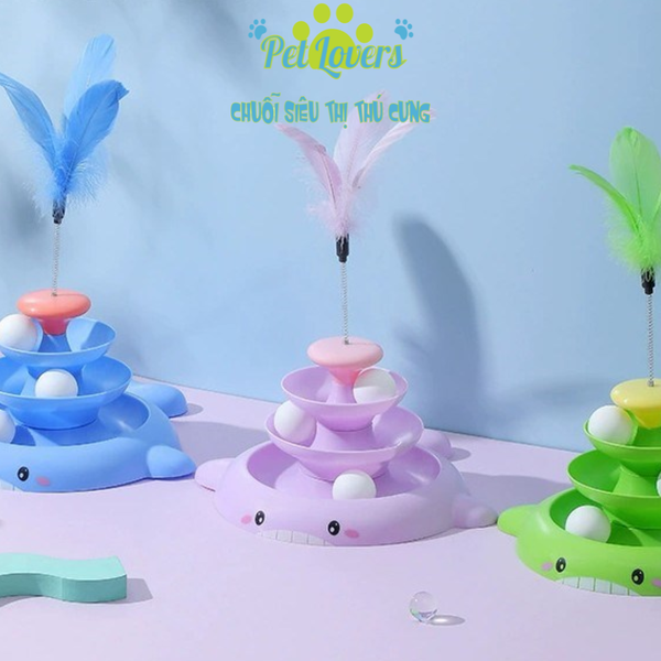 Banh trượt cá voi có lông vũ