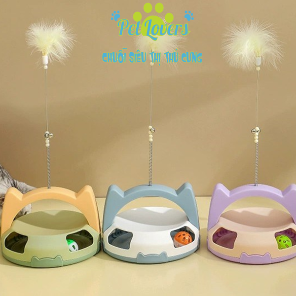 Banh trượt lục lạc kèm cây gậy giỡn