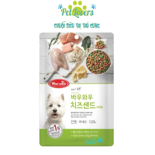 Bowwow sandwich hỗn hợp cho chó 120g