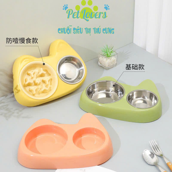 Chén đôi có lót inox to nhỏ
