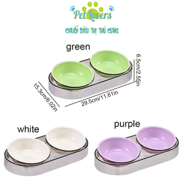 Chén nhựa đôi màu đế rời
