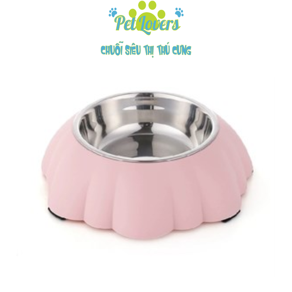 Chén lót inox hình sò đế chống trượt