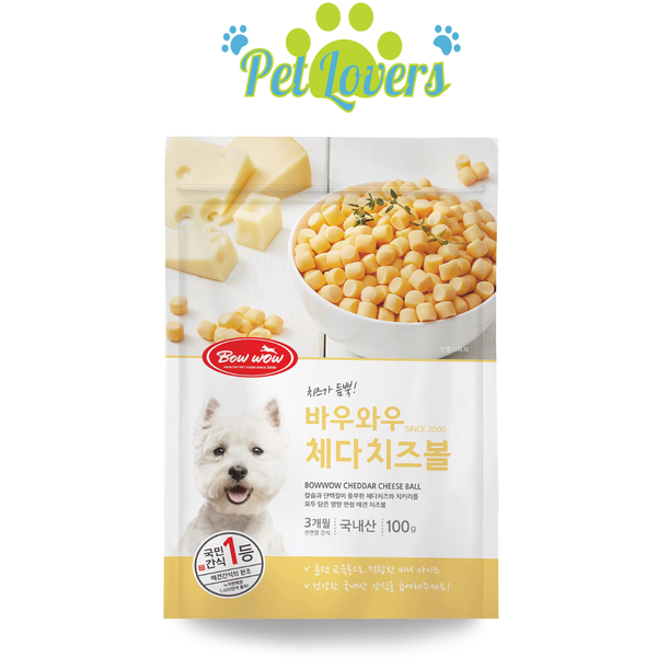 Bowwow phô mai viên cho chó 100g
