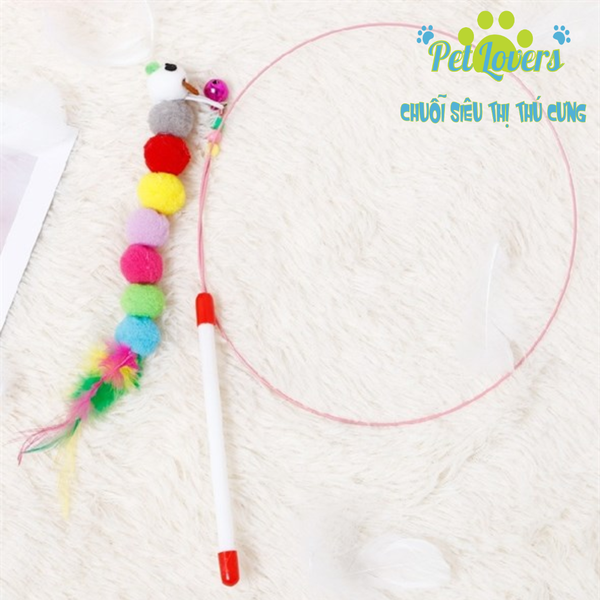 Cần câu mèo con sâu