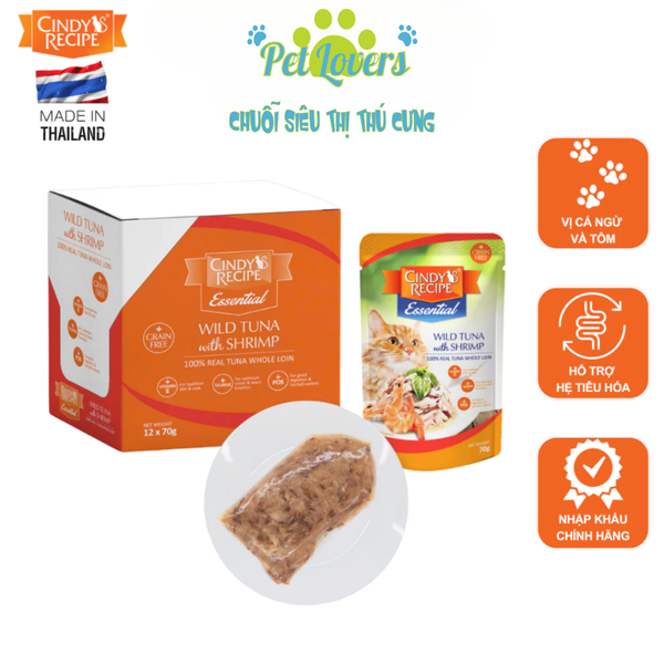 Pate Cindy Recipe cho mèo 70g