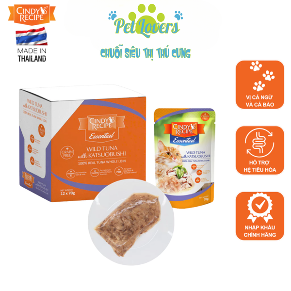 Pate Cindy Recipe cho mèo 70g