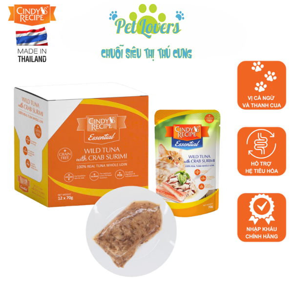 Pate Cindy Recipe cho mèo 70g