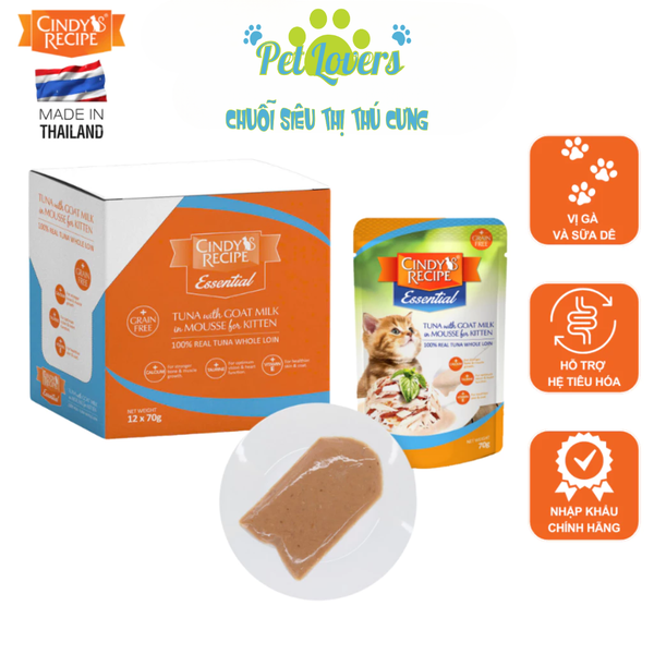 Pate Cindy Recipe cho mèo 70g
