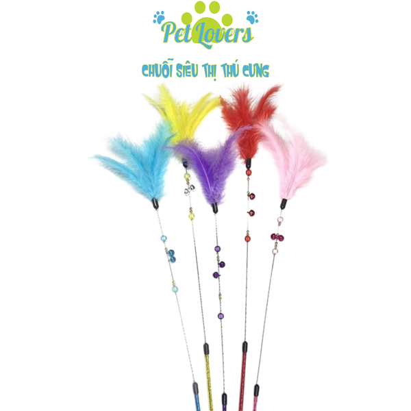 Cây gậy giỡn lông vũ cán dài