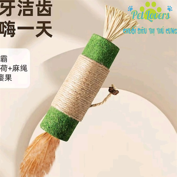 Thanh cỏ mèo kiêm gặm sạch răng