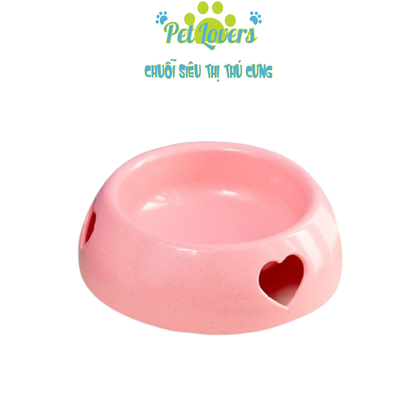 Chén nhựa trái tim M 19*25cm