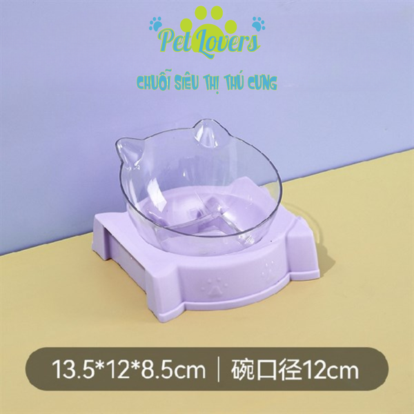 Chén nhựa đơn màu tươi tắn bảo vệ cổ