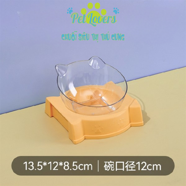 Chén nhựa đơn màu tươi tắn bảo vệ cổ