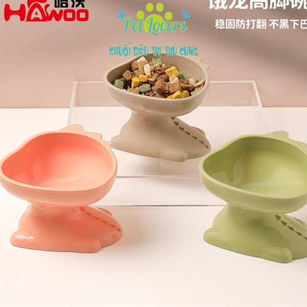 Chén nhựa cao bảo vệ cổ khủng long