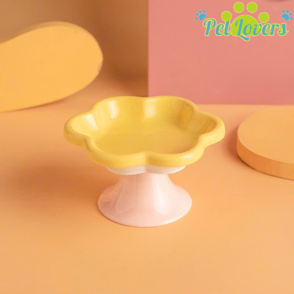 Chén sứ hoa nhiều màu