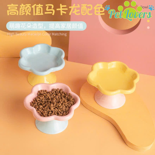 Chén sứ hoa nhiều màu