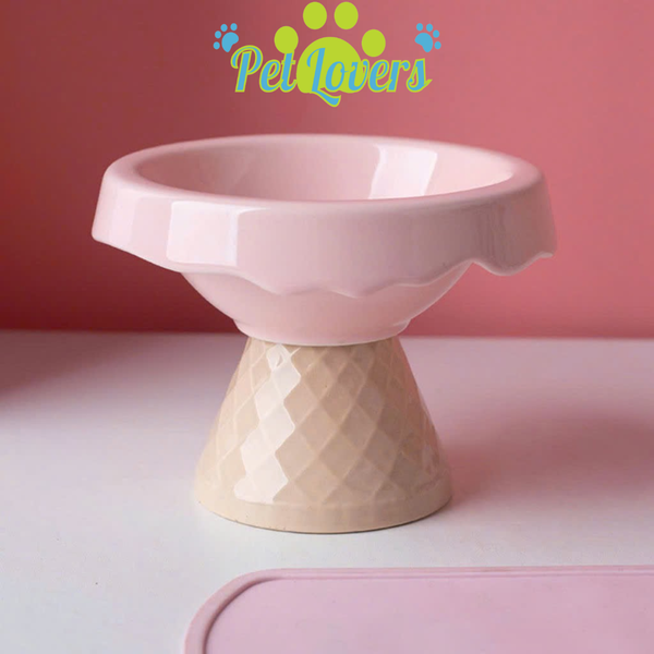 Chén sứ ice cream chân cao