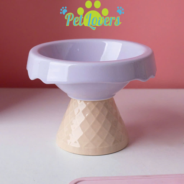 Chén sứ ice cream chân cao