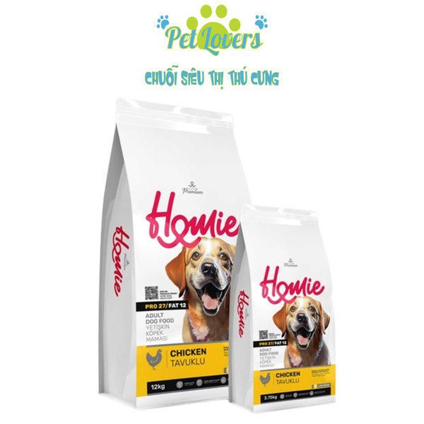Homie hạt chó trưởng thành vị gà 500g